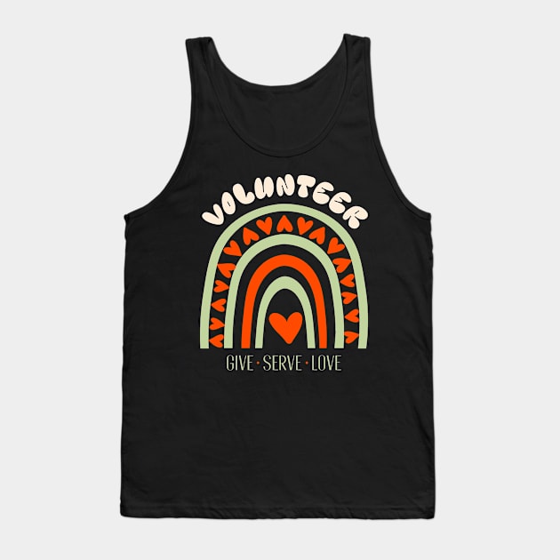 Volunteer Volunteering Appreciation Tank Top by TheVintageChaosCo.